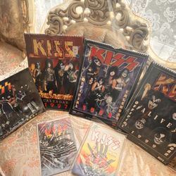 KISS ‘calendar Collection  & 2 Comic Books