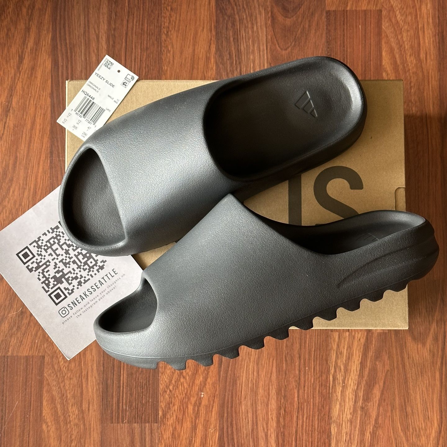 Adidas Yeezy Slide Onyx Size 12M HQ6448 for Sale in Seattle 