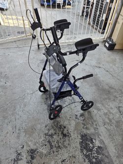 New ELENKER Upright Walker, Stand Up Folding Rollator Walker Back Erect Rolling Mobility Walking Aid. Retails $160 with Taxes!!