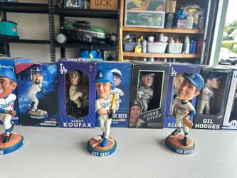 Dodgers Bobbleheads - Koufax, Ruth, Drysdale, Hodges & more