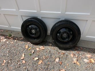 Studded Snow tires with rims