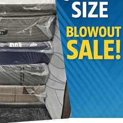 Brand name Sealy Serta Beautyrest Queen pillowtop mattress with boxspring Special