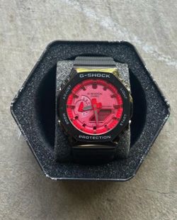 RED FACE CUSTOM GSHOCK