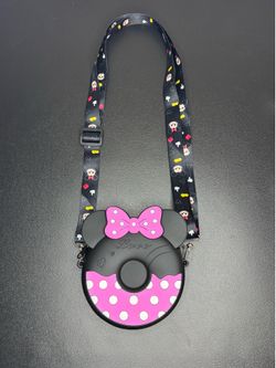 Minnie Mouse-inspired silicone crossbody bag
