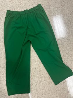 Green Elastic Waist Trousers