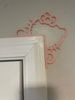 Hello Kitty Peekaboo Door Corner Decor