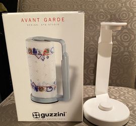 Guzzini Adjustable Paper Towel Holder- white