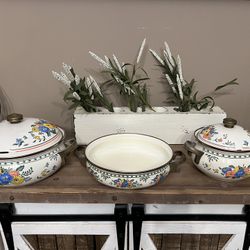 New Vintage M .  Kamenstein Pots And Pan