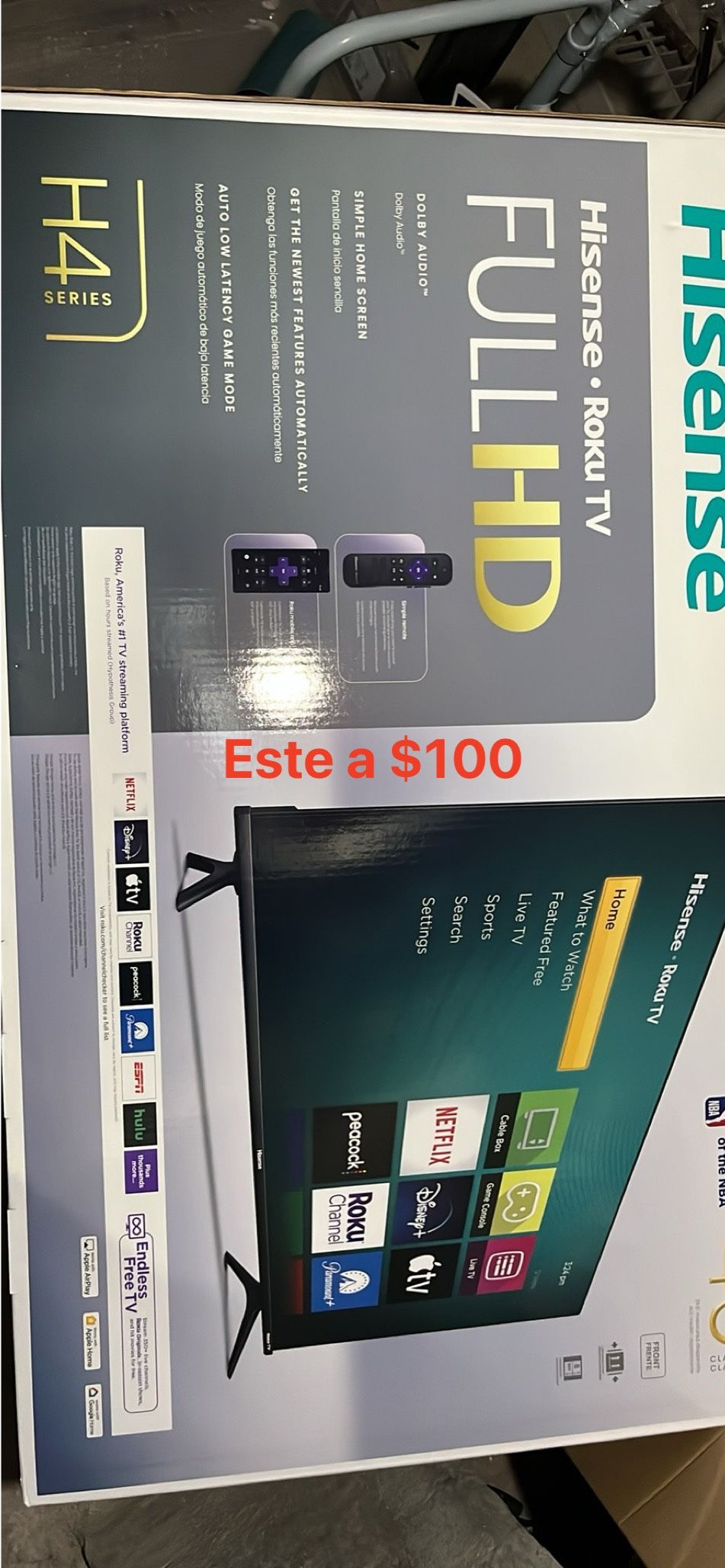 40 Inch Smart Tv $100