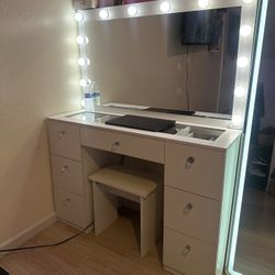 White Vanity