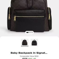 Coach Baby Diaper Bag brand new