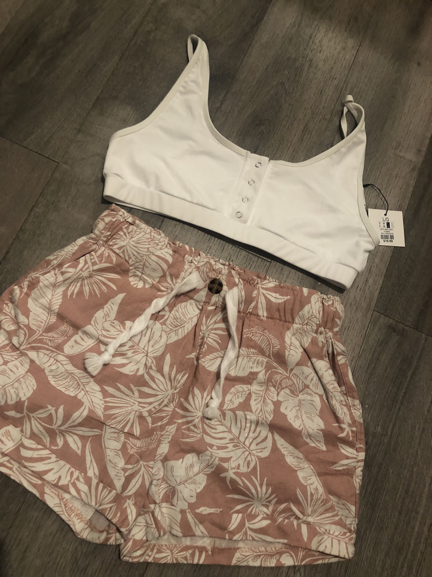 NWT Shorts & Bikini Top