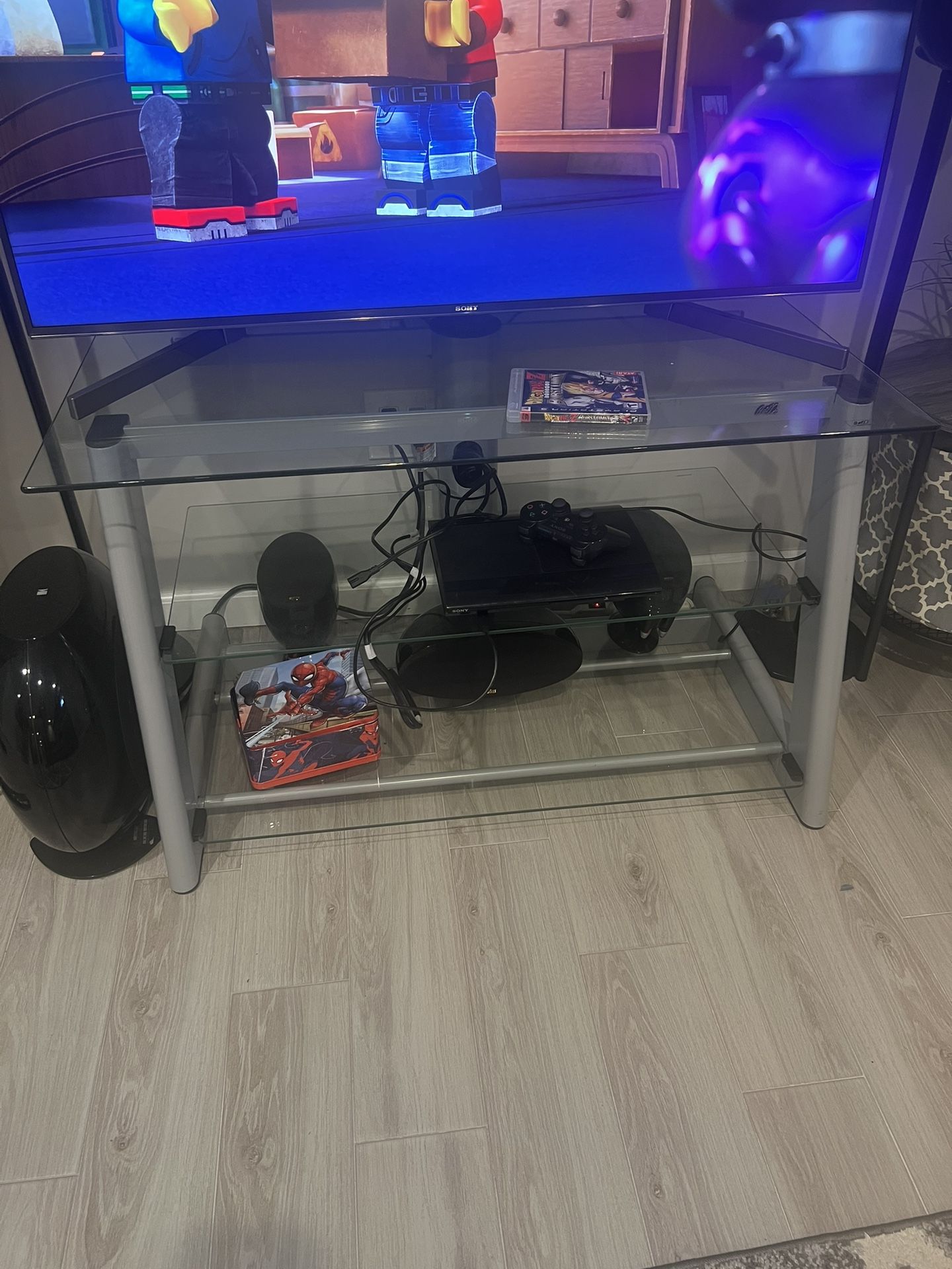 Glass TV Stand 