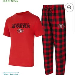 Brand New 49ers Pajamas From Fanatics