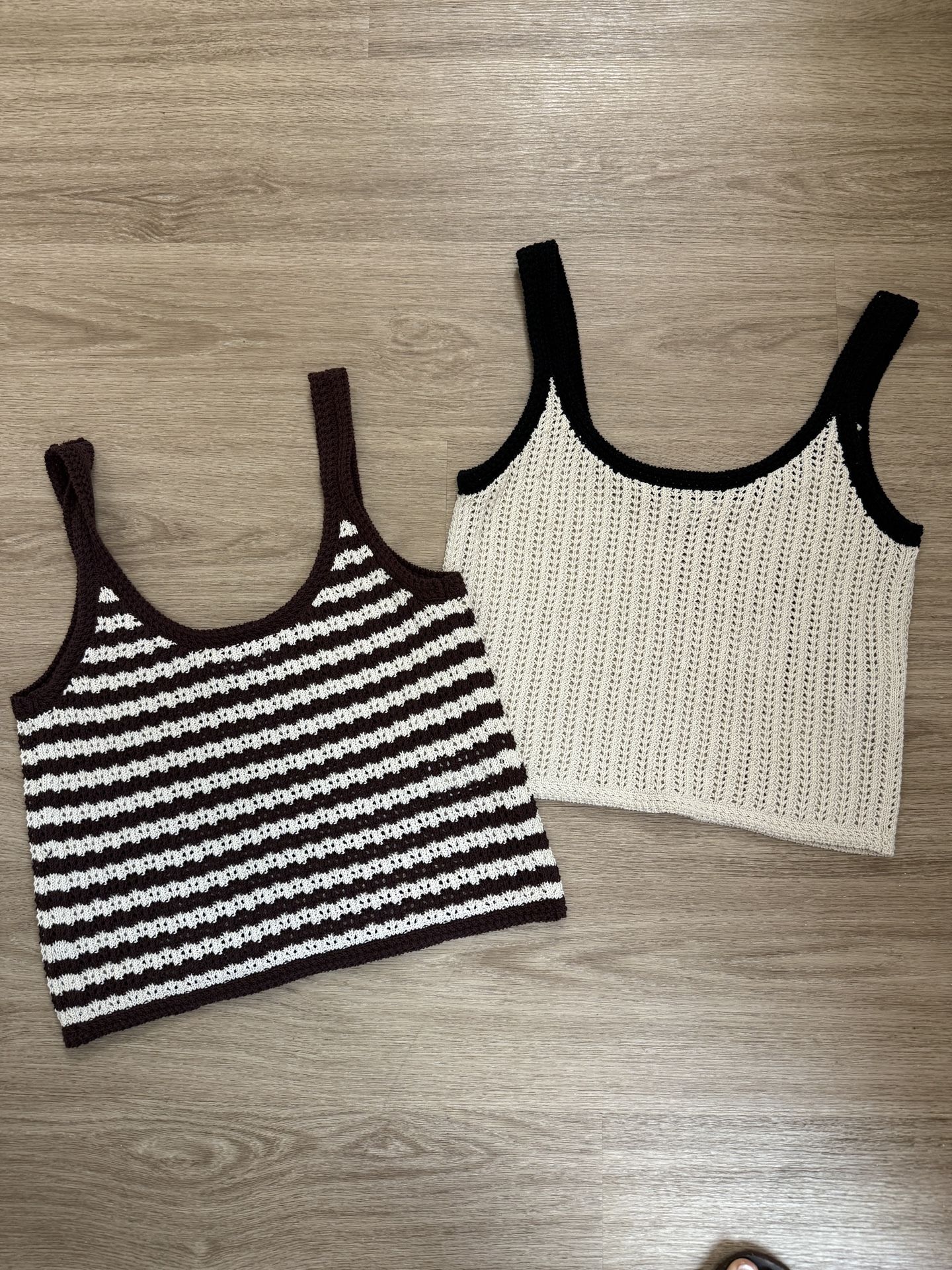 NWOT madewell crochet knit tank bundle size xs