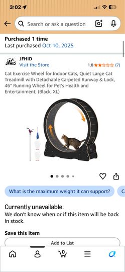 Cat wheel