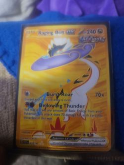 Raging Bolt EX Pokémon Card 218/162