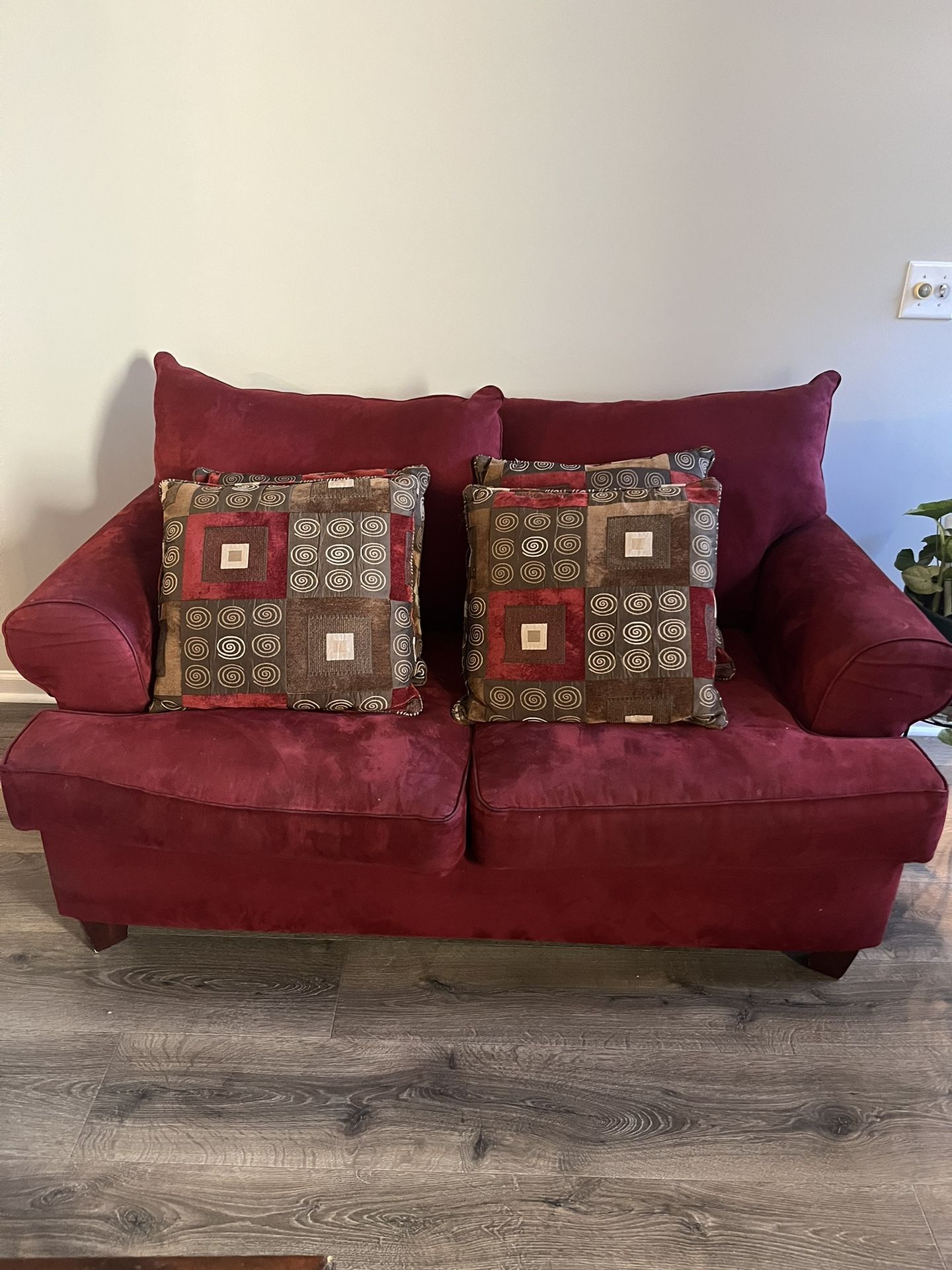 Loveseat and Chair