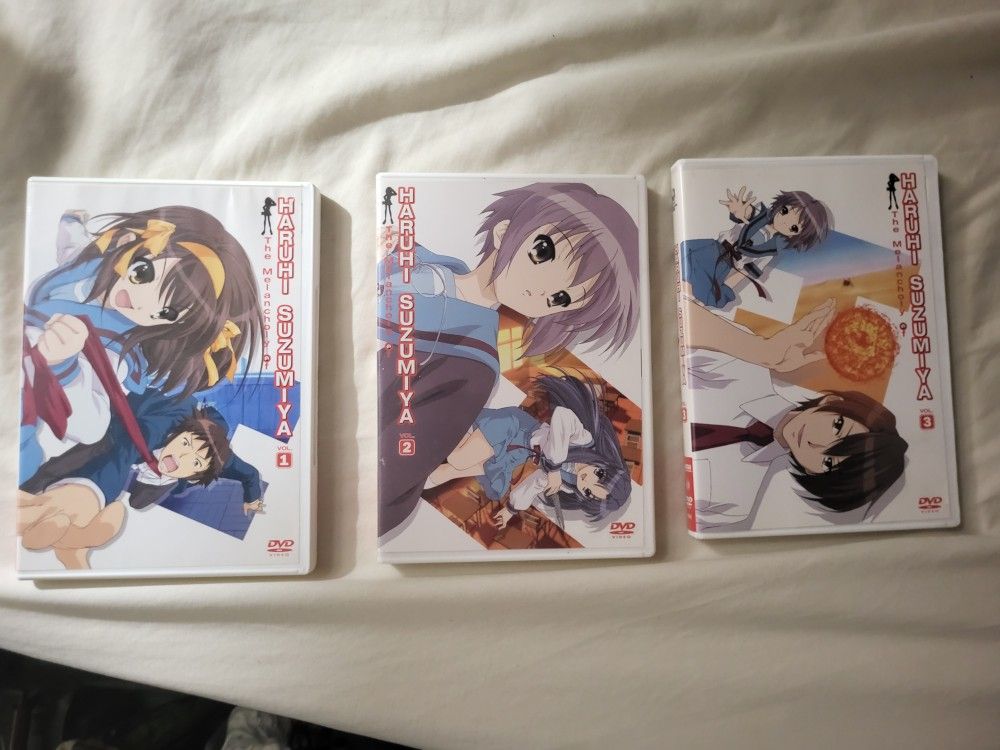 Haruhi Suzumiya Anime DVDs