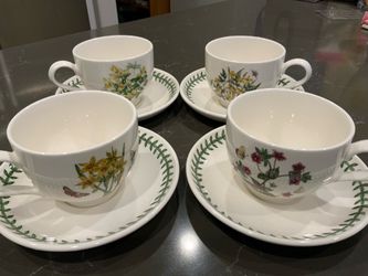 Portmeirion Teacups and Saucers