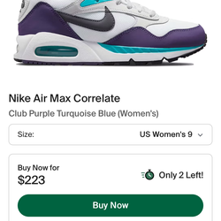 Nike Womens air max shoes