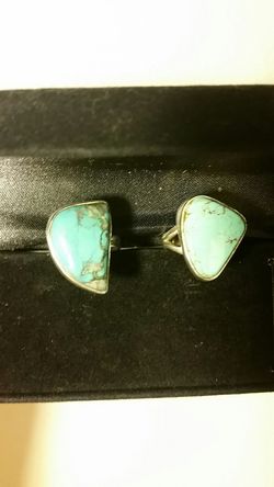 Tourquise serling silver new ring size 8