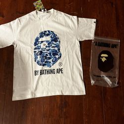 Bape Shirt Blue Size M