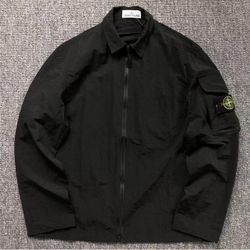 Stone Island Zip Up Lapel Jacket