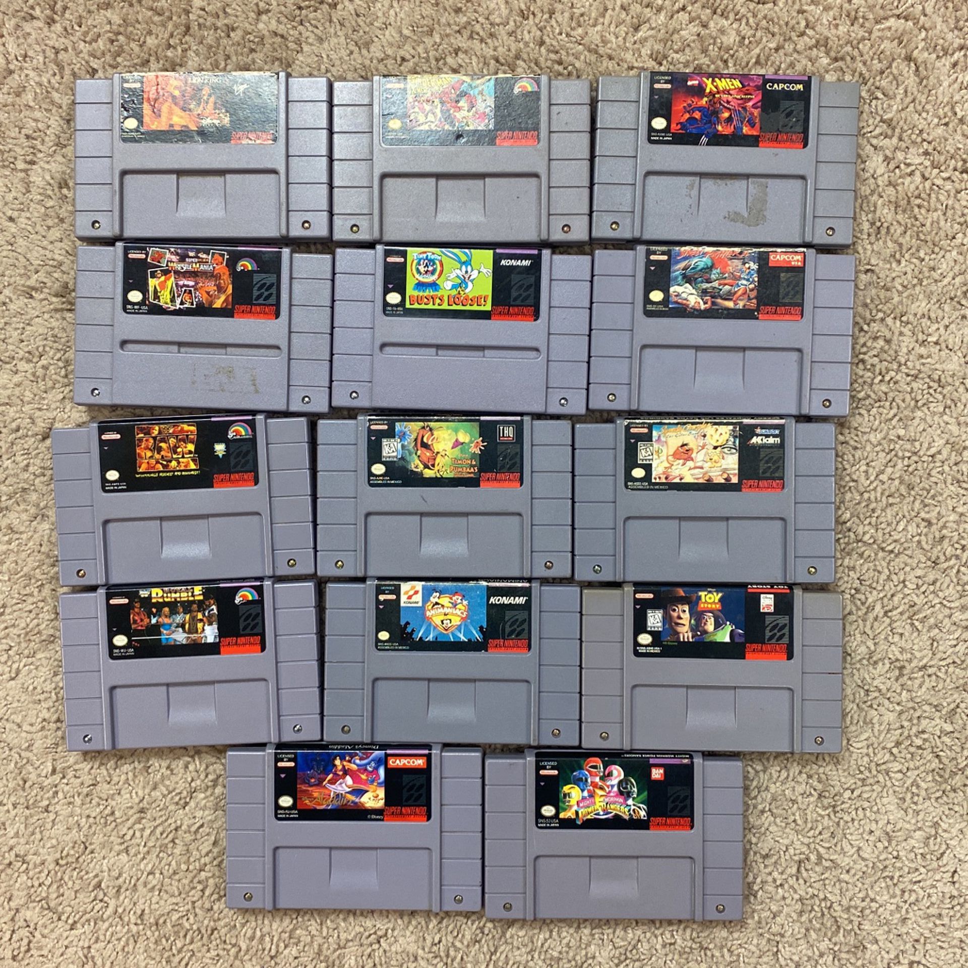 Super Nintendo SNES Games- All Tested And Work