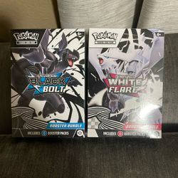 Pokemon Black Bolt Booster /white Flare Booster 