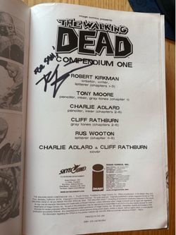 Signed Walking Dead Compendium 1