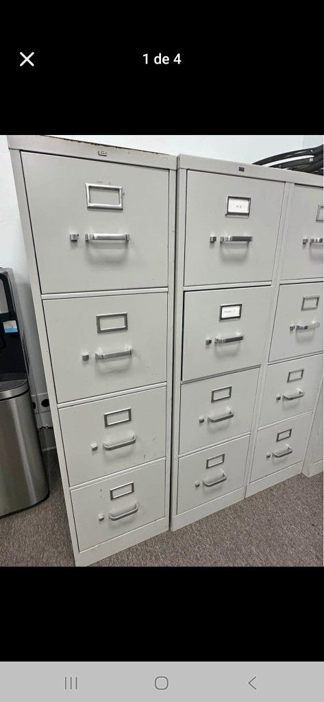 Metal Storage Cabinet/file Cabinet Letter Size $70 Each 8 Available