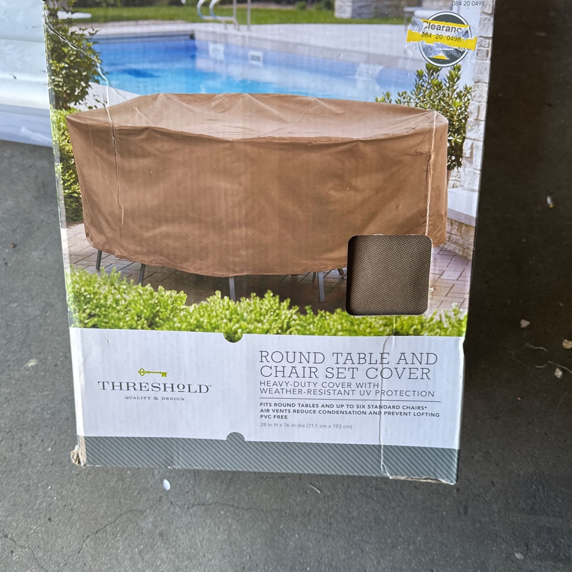 Round Table And Chair Cover