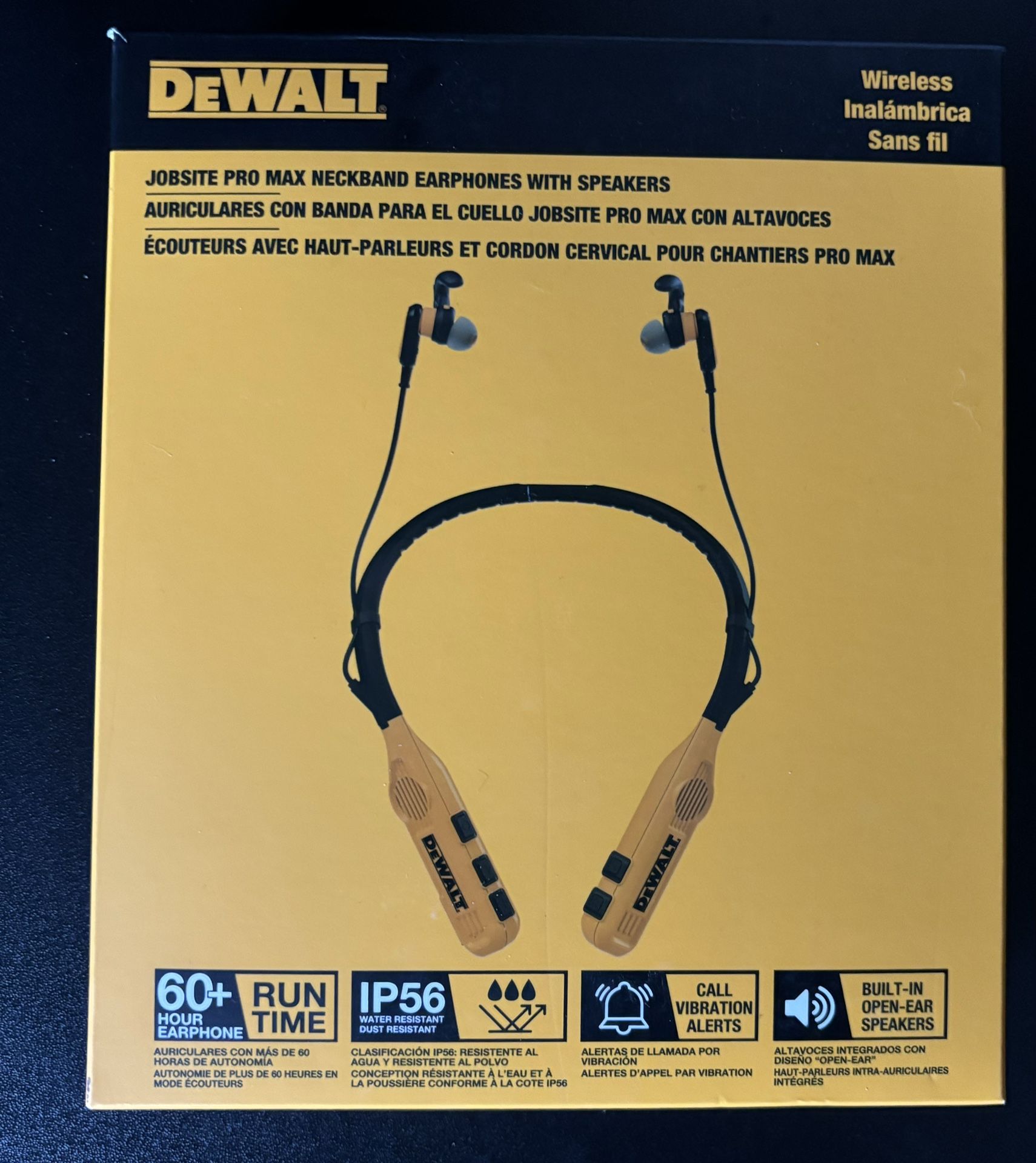 Dewalt Neckband Bluetooth Headphones