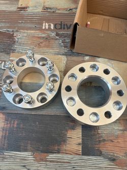 2 pcs 1.5" 6x5 12x1.5 studs wheel spacers for Chevrolet Saab GMC 2002-2009