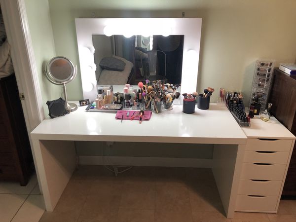 Ikea Vanity With Mirror And Small Dresser For In Tampa Fl Ikea Vanity With Mirror And Small Dresser Tampa Fl
