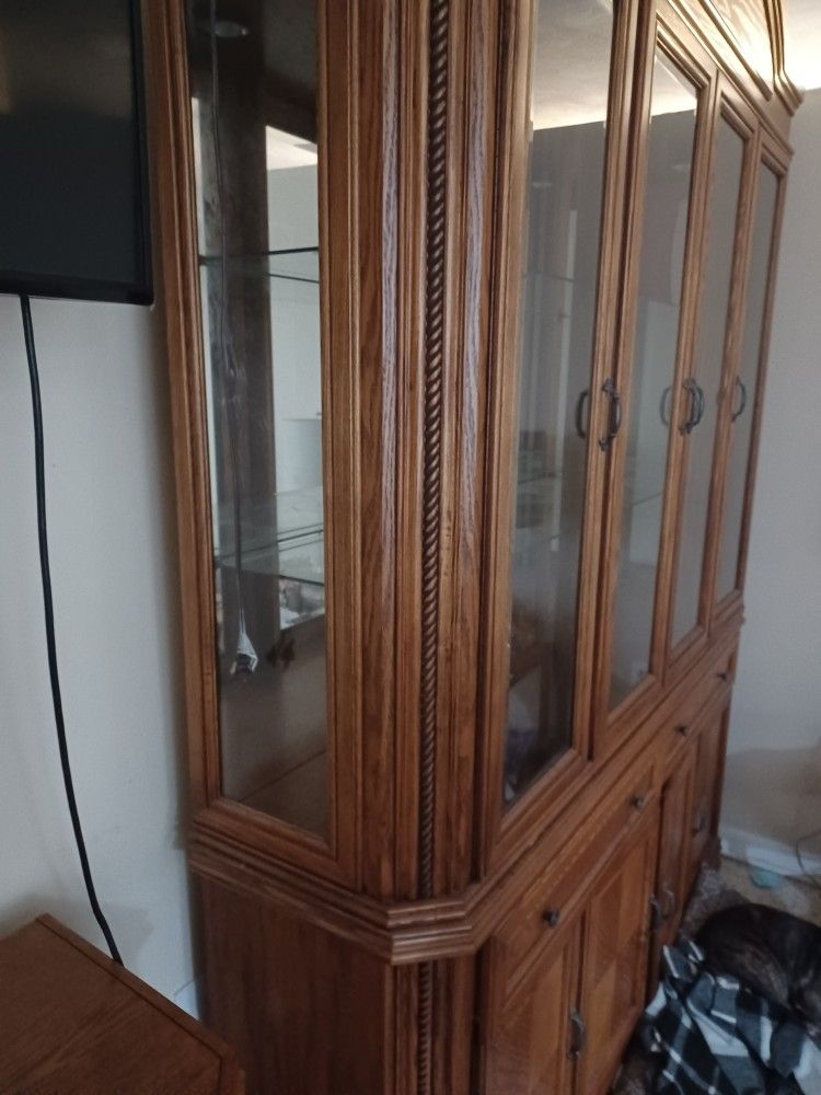 Lighted China Cabinet