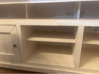 New condition pier one tv stand