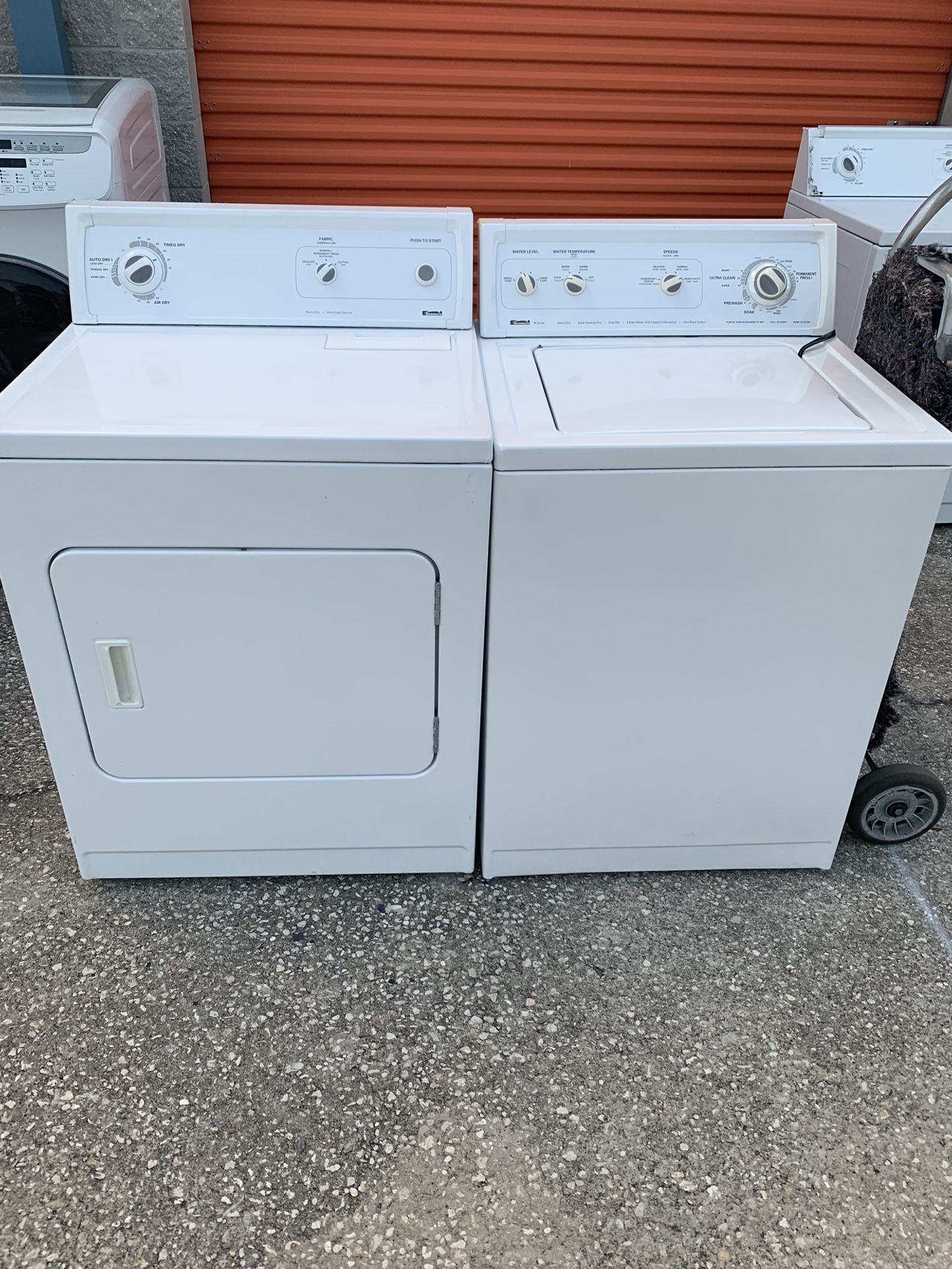 Kenmore washer & dryer set