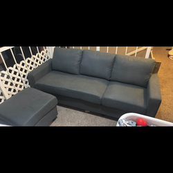 Sofa with an ottoman