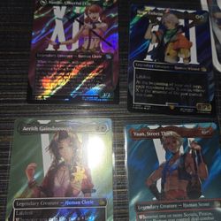 4 Surge Foil Cards From Final Fantasy Magic The Gathering