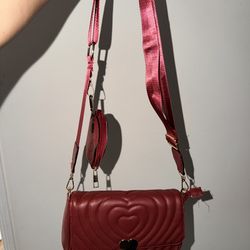 Red Heart Handbag
