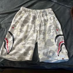 White Bape Shorts