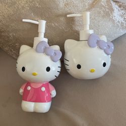 hello kitty soap and lotion  dispenser 