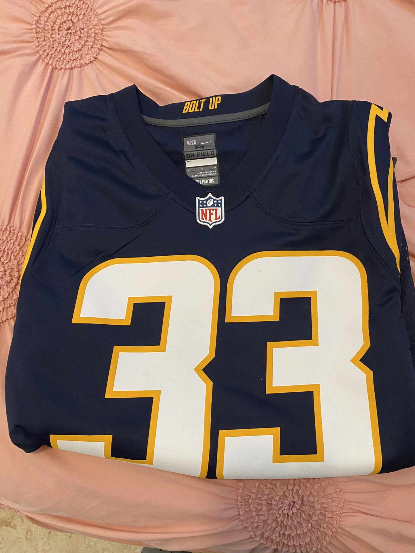 NFL Chargers All Navy Color Rush Jersey Derwin James Jr