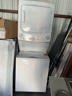 NEW GE Gas Stackable Washer & Dryer – Never Used