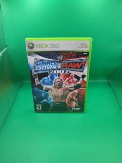 WWE Smackdown vs. Raw 2007 (Microsoft Xbox 360) Tested Working, Complete In Box