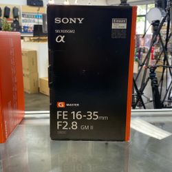 Sony FE 16-35mm F2.8 GM II Lens