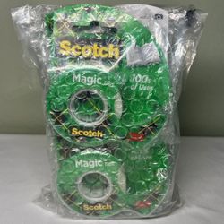 New! Scotch 6-Pack Magic Tape Dispensers