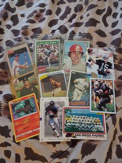 10 baseball cards
